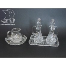 Conjunto de galhetas de cristal + lavabo - SKLEP ATD 729