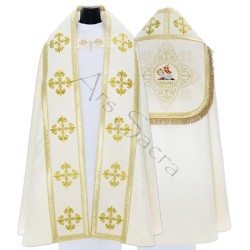 CAPA DE ASPERGE ROMANA ''CORDEIRO DE DEUS" - ARS KT559-AB25h10