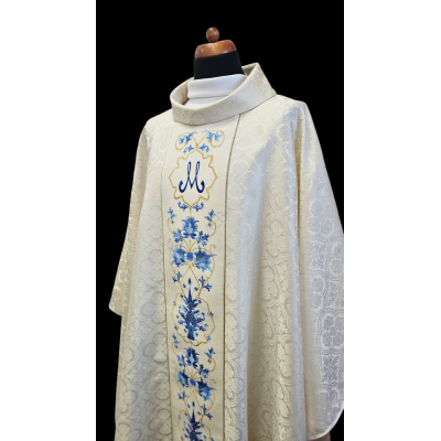 CASULA GÓTICA MARIANA - ALB...