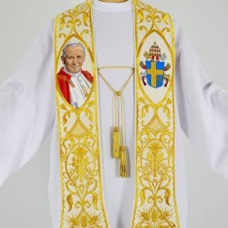 ROMAN STOLE "JOHN PAUL II" - URB: "Św. Jana Pawła II”