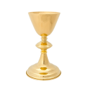 Cálice dourado com patena - MGP 0201