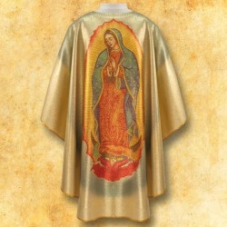 CHASULA MARIANA GÓTICA "NUESTRA SEÑORA DE GUADALUPE" - URB: „MB z Guadalupe”