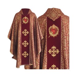 CASULA GOTICA "SAGRADO CORAZON DE JESUS" - KOR 273