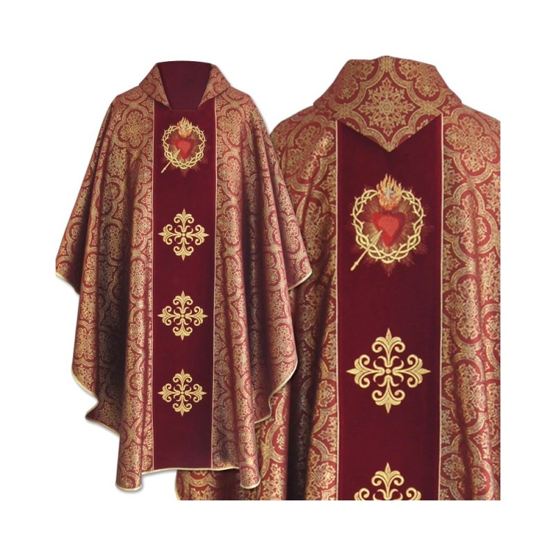 CASULA GÓTICA "SAGRADO CORAÇÃO DE JESUS" - KOR 273