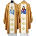 CASULA GOTICA "SAGRADO CORAZON DE MARIA Y JESUS" - ARS 735-G16