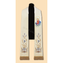 TRADITIONAL MARY STOLE "IMMACULATE HEART OF MARY" - AAA 238