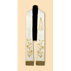 TRADITIONAL STOLE "OUR LADY OF FÁTIMA" - AAA 208