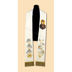 TRADITIONAL STOLE "OUR LADY OF PERPETUAL HELP" - AAA 207