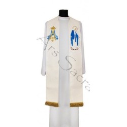 TRADITIONAL MARIAN STOLE "OUR IMMACULATE LADY" - ARS SH23-K