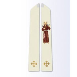 TRADITIONAL STOLE "SAINT FRANCIS OF ASSISI" - PHA 124