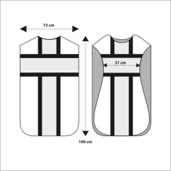 CASULA ROMANA "SÃO JOSÉ OPERÁRIO/ÚLTIMA CEIA" - URB: REPLIKA 24