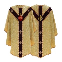 CASULA SEMIGÓTICA "SAGRADO CORAÇÃO DE JESUS" - ARS GY829-AC26