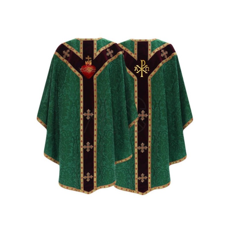 CASULA SEMIGÓTICA "SAGRADO CORAÇÃO DE JESUS" - ARS GY829-AC26