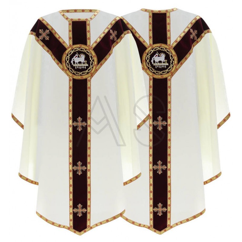 CASULA SEMIGÓTICA "CORDEIRO DE DEUS" - ARS GY821-AGC26
