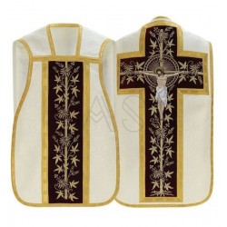 CASULA ROMANA "JESUS CRUCIFICADO" - ARS R419-AC25
