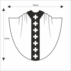 CASULA GÓTICA "SAN PEDRO Y SAN PABLO" - URB: "Św. Piotr i Paweł”