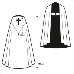 Gothic asperge cape - URB: “Massimo-Verde”