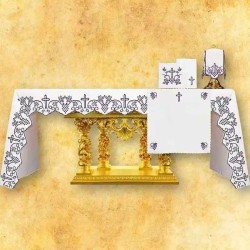 TOALHA PARA ALTAR ADVENTO - URB: “Fioletowe Winogrono”