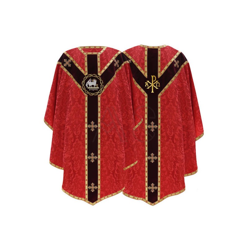 Casulla semigótica "Cordero de Dios" - ARS GY817-AGC26