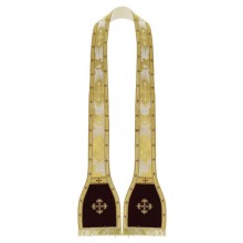 Capa de asperge romana "Sagrado Coração de Jesus, Maria e José - ARS KT822-AKC9